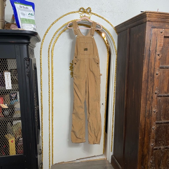 Vintage 80s DeeCee Cord Overalls Authentic Vintage Street Wear Size 28” - Picture 9 of 12